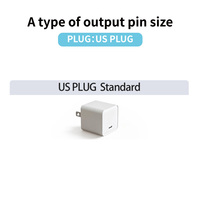 Adaptateur de chargeur mural rapide Factory Gan PD 20W QC2.0 SCP OTP EU/UK/US universel Type-C USB-C pour téléphone portable et ordinateur portable