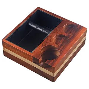 Лучший дизайн, коммерческое ведро, бытовая квадратная кофейная коробка из нержавеющей стали для эспрессо, выдвижной ящик