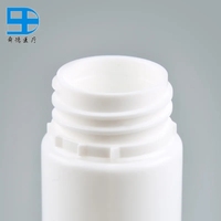Botol obat cair putih kelas medis, botol semprot obat plastik