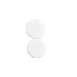 Wholesale manufacturer white DISC white plastic pan PE liner Cap for 50ml Glass jar