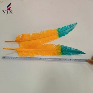 Venta al por mayor de plumas de avestruz coloridas teñidas de plumas de avestruz <span class=keywords><strong>Nandu</strong></span> para vacaciones de fiesta - Product Image 4