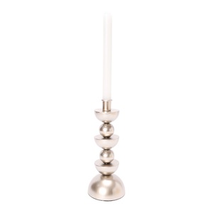 Porte-bougie en acier inoxydable avec design en forme de boule pour la décoration de la maison, finition durable, lot de 3 porte-bougies - Product Image 3