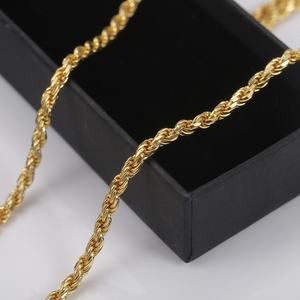 Collier à maillons en argent 925 plaqué or jaune personnalisé MS-506 - Product Image 2