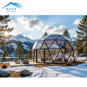 Carpa Domo Geodésica de Lujo para Eventos y Glamping, de Alta Gama, para Exteriores, de Aluminio y Vidrio Templado, de 6m, 7m, 8m, 9m, en Venta, Modelo DT1023 - Product Image 4