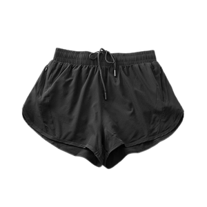 Women's XXS Summer Sports Shorts Quick-Dry Breathable Nylon/Spandex Outdoor Running Yoga Shorts Two-Piece Anti-Exposure Mesh - Product Image 1