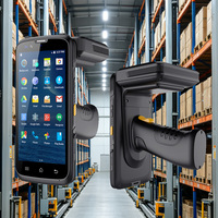 Escáner de Código de Barras PDA Móvil Android 12 OEM, Lector RFID UHF de Mano de Largo Alcance (11 m) para Inventario de Almacén