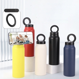 Durable 24oz Double Wall Stainless Steel Tumbler with Phone Holder and <b>Straw</b> Lid for Cycling Cold <b>Drinks</b> Custom Logo - Product Image 6