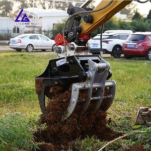 Grappin hydraulique, adapté au débroussaillage, au ramassage de la végétation dispersée et à l'élimination rapide des obstacles. - Product Image 5