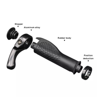 RIDERACE bicicleta antideslizante goma agarre bicicleta ergonómico manillar extremo aleación de aluminio bloqueo montaña Bar Trek Grips