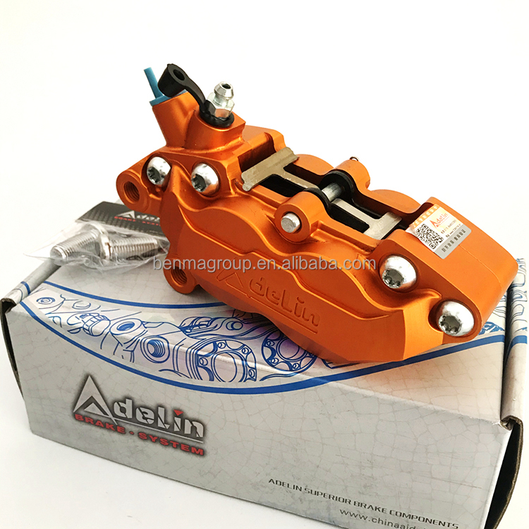 Adelin ブレーキキャリパー レッド・イエロー Adelin ADL-7 Brake Calipers - Upgrade Your Motorcycle