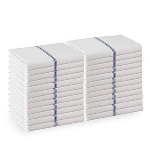 Torchons en coton teints unis et écologiques | Torchons de cuisine multi-usages réutilisables en gros - Product Image 6