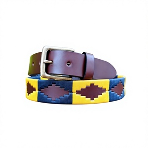 Cinturones Ecológicos de Cuero Vacuno con Hebilla Cuadrada, Impermeables, Bordado Personalizado, Diseño Sólido, Último Modelo - Product Image 5