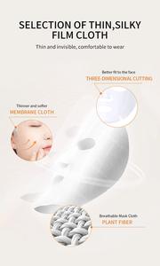 Masque de soin du visage nourrissant en gros d'usine hydratant hydratant Anti-rides éclaircir l'aloès vitamine C masque facial en feuille de fruits - Product Image 6