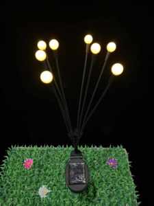 Đèn LED năng lượng mặt trời hình đom đóm lung linh trang trí sân vườn, chất liệu ABS đạt chuẩn IP65, dùng cho Giáng sinh, Halloween - Product Image 5