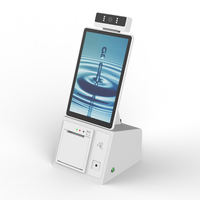 Kiosque de paiement tout-en-un de bureau certifié CE 10,1 pouces, kiosque de commande automatique avec imprimante à découpe automatique 58 mm, système d'exploitation Android 11, OEM ODM