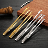 Ustensile de pince à steak et buffet de barbecue coréen en acier inoxydable 304 de haute qualité pour légumes
