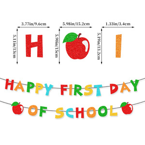 Pafu <span class=keywords><strong>Kids</strong></span> - Decoración para Colgar en el Aula para el Regreso a Clases, Diseño de Autobús Escolar, Juego de Pancartas - Product Image 5