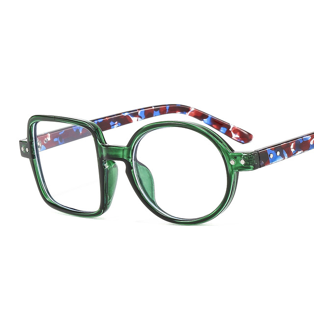 Novelty Funny Unisex Adult Party Glasses-Oval Colorful Full Rim UV400 Hip-Hop Fashion Trendsetter Sunglasses