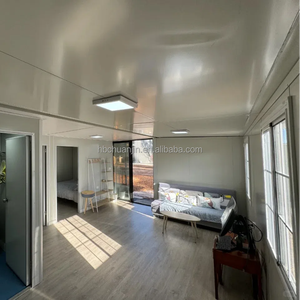 20ft 40ft Modular prefab gỗ <span class=keywords><strong>container</strong></span> nhà với mở rộng phòng tắm năng lượng mặt trời-powered ngoài trời phòng khách cho khách sạn - Product Image 6