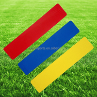 Marqueurs de terrain professionnels rectangulaires plats pour l'agilité, marquage de terrain pour les sports de plein air, entraînement