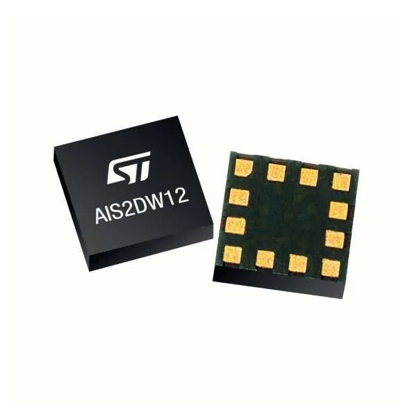 ST AIS2DW12TR Ultra-Low-Power 3-Axis Accelerometer Board Mount Digital Output MEMS Motion & Position Sensor