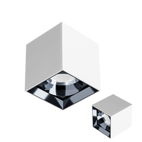 Spot LED Carré en Aluminium à Montage en Surface 10W IP65 Dimmable Orientable à 360 Degrés Anti-Éblouissement Mince Moderne Haute Performance