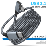 Câble de liaison de charge rapide pour casque VR, câble USB 3.0 USB C vers C pour casque VR et jeux