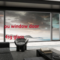 Fournisseur de fenêtres en PU, porte isolée en polyuréthane sur mesure, résistante à la corrosion, résistante aux températures élevées et basses, porte en PU