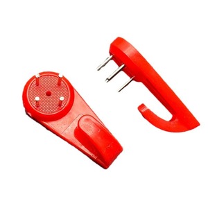 Red <b>Adhesive</b> <b>Hooks</b> Wall Mounted Removable <b>Hooks</b> For Clothes Wedding Photos Paintings Chinese Knots - Product Image 3