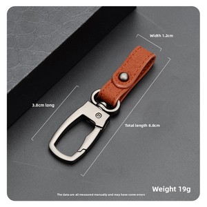 <span class=keywords><strong>Porte</strong></span>-clés suspendu à la taille pour hommes de <span class=keywords><strong>luxe</strong></span> en alliage de métal haut de gamme avec <span class=keywords><strong>cuir</strong></span> PU léger <span class=keywords><strong>luxe</strong></span> à la mode Couple pendentif voiture <span class=keywords><strong>porte</strong></span>-clés - Product Image 5