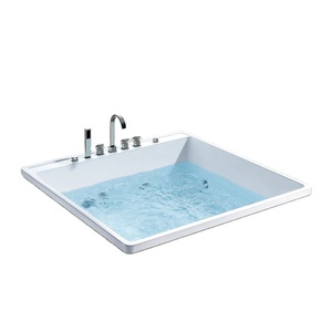 Vasca Idromassaggio Moderna in Acrilico per Hotel <span class=keywords><strong>con</strong></span> Isolamento Termico, Installazione a Incasso e Grande Profondità - Product Image 1