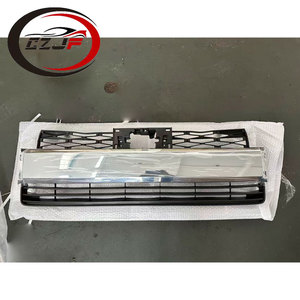 CZJF Rejilla de Parachoques Cromada con Orificio para Radar, Actualización Facelift para <span class=keywords><strong>Toyota</strong></span> <span class=keywords><strong>4Runner</strong></span> <span class=keywords><strong>Limited</strong></span> 2014 2015 2016 2017 2018 2019 <span class=keywords><strong>2020</strong></span> 2021 - Product Image 2