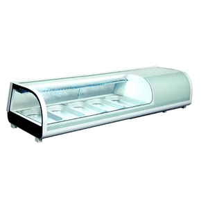 Dernière promotion Présentoir de réfrigérateur à sushi commercial Présentoir à sushi Présentoir de réfrigérateur à sushi - Product Image 5