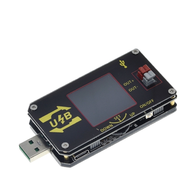 TZT XY-UDP Digital USB DC DC Converter CC CV 0.6-30V 5V 9V 12V 24V 2A 15W Power Module Desktop Adjustable Regulated Power Supply