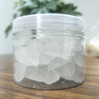 Déodorant en pierre d'alun naturel personnalisé, cristal d'alun brut, bloc anti-transpirant naturel