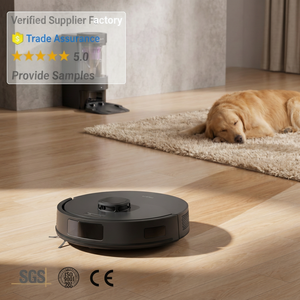 Aspirateur robot à forte aspiration 8000Pa, faible bruit 60dB, robot de nettoyage de sols haute efficacité pour sols durs et poils d'animaux - Product Image 2