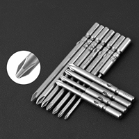 Embout de tournevis électrique industriel 801, tige de 5 mm, acier S2, magnétique, Phillips PH1 PH2, embout de précision, assemblage DIY OEM