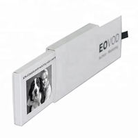 Carte de vœux vidéo miniature avec écran LCD de 2,4 pouces, thème animal/fée/musique/papier croisé, pour le marketing, les cadeaux, les anniversaires, les entreprises