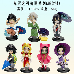 Figurine Anime PVC 10CM <span class=keywords><strong>Kimetsu</strong></span> <span class=keywords><strong>No</strong></span> <span class=keywords><strong>Yaiba</strong></span> Kamado Nezuko Tanjirou Tomioka Giyuu Blind Box, Jouet de Collection Japonais, Statue, Figurine - Product Image 4