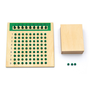Montessori venta al por mayor de alta calidad reutilizable de madera. Juguete multiplicación y división de la Junta - Product Image 4