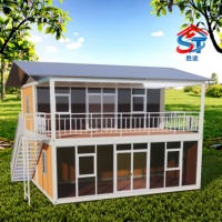 Maison préfabriquée de 20 pieds, maison modulaire préfabriquée, dortoir de chantier à faible coût