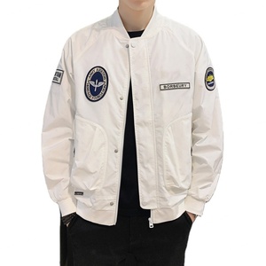 Blouson de baseball brodé, nouveau style printemps-automne, coupe ample, style américain, veste décontractée à lettres, à porter sur des vêtements vintage - Product Image 1