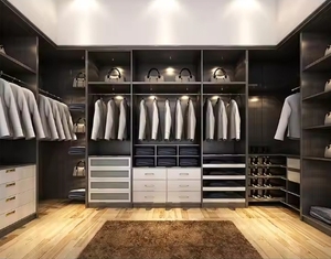 Armoires modernes personnalisées, dressing, dressing walk-in, hommes d'affaires - Product Image 6