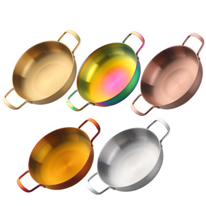 Hot Selling Golden Stainless Steel <strong>Kitchenware</strong> <strong>Cookware</strong> <strong>Sets</strong> for Soup Cooking with Induction Metal Material - Product Image 5