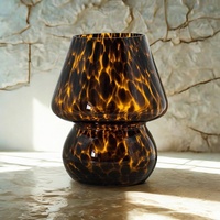 Lampe de chevet en verre en forme de champignon, style nordique personnalisé, créative, transfrontalière, simple, mignonne, pour décoration de chambre de fille, veilleuse