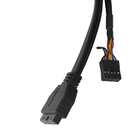 Placa de extensión de lector de tarjetas interno, accesorio de ordenador, USB 3,0, 1 a 2 puertos, PCB, Cable de suministro directo de fábrica, funda de PC