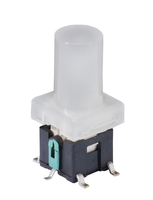 Interrupteur tactile 6x7,2mm-16,4H, bouton-poussoir momentané, mini, petit, LED rouge/vert/bleu, SMD SMT, capuchon rond