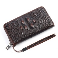 Dompet Genggam Kulit Asli Pria, Dompet Selempang Kapasitas Besar
