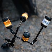 Lampe de camping rotative à 19 LED, outil manuel réglable avec grande capacité, en ABS, fabriqué en Chine
