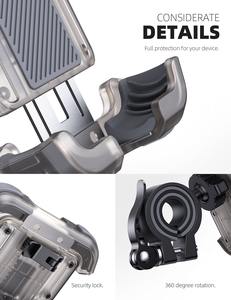 Support de téléphone universel pour vélo Lamicall BP03, clip de fixation, rotation à 360°, support de téléphone pour moto, support flexible pour scooter, anti-vibration - Product Image 6